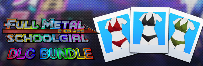 FULL METAL SCHOOLGIRL - DLC 번들：아케미 전용 코스튬「쿨한 비키니」 3색 세트