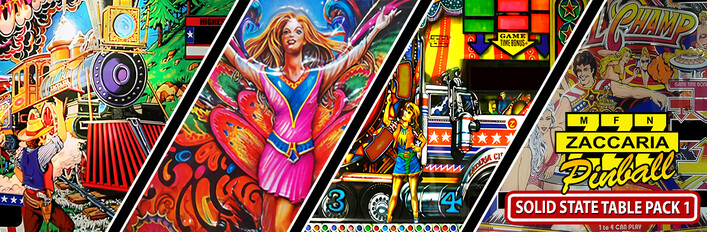 Zaccaria Pinball  - Solid State Table Pack 1