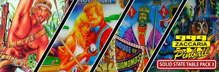 Zaccaria Pinball  - Solid State Table Pack 3