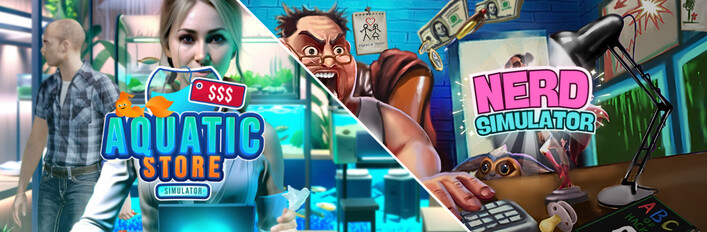 Nerd in Aquatic Store