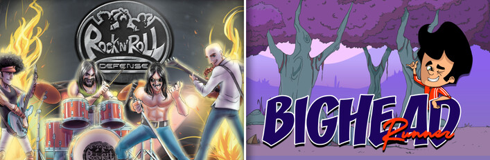 Rock 'N' Roll Defense X Bighead Runner