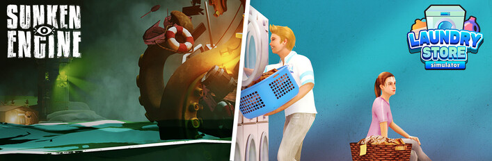 Sunken Engine x Laundry Store Simulator