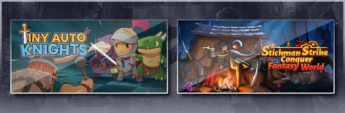 Tiny Auto Knights & Stickman Strikes: Conquer Fantasy World