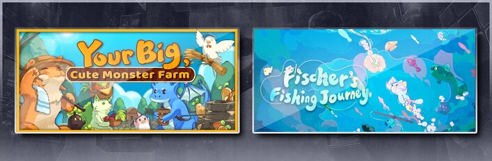 Your Big, Cute Monster Farm & Fischer's Fishing Journey