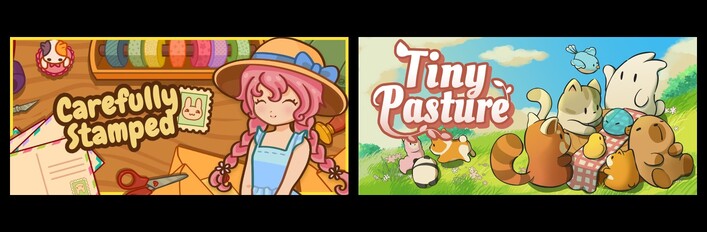 Carefully Stamped & Tiny Pasture