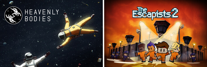 Heavenly Bodies + The Escapists 2