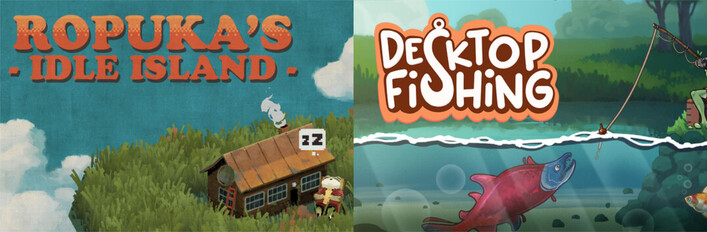 Ropuka's Idle Island X Desktop Fishing — Idle Frogs Bundle