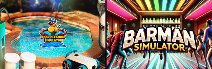 Barman and Pool Cleaning