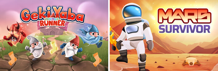Geki Yaba Runner + Mars Survivor
