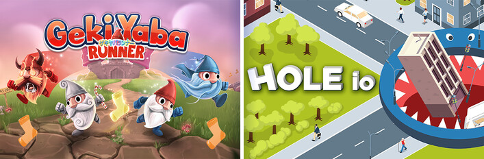 Geki Yaba Runner + Hole io