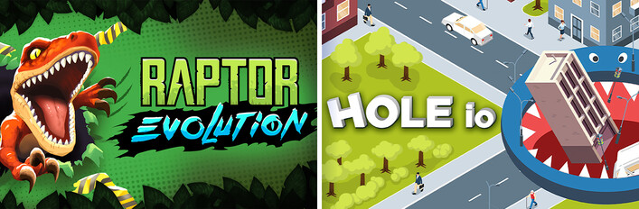 Raptor Evolution + Hole io