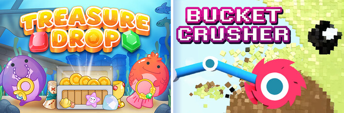 Treasure Drop + Bucket Crusher