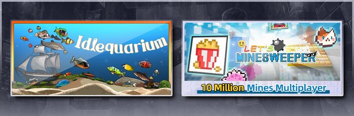 Idlequarium & Let's Minesweeper