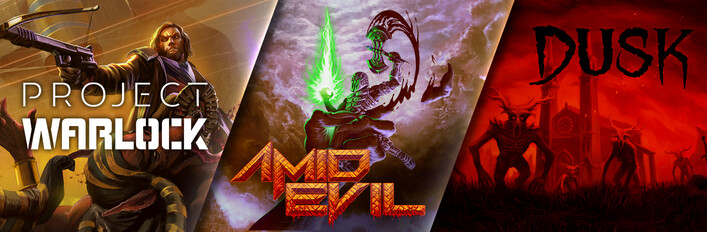 DUSK x Project Warlock x AMID EVIL: 7 Years of Mayhem