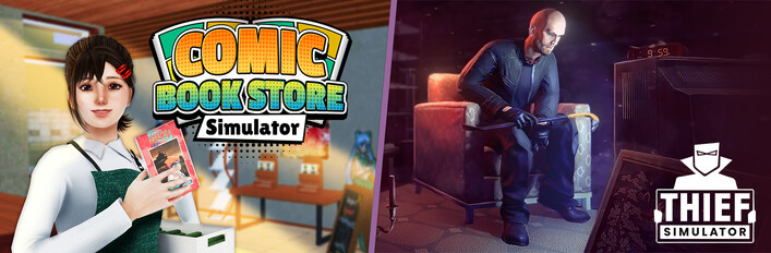 Comic Book Store Simulator and Thief Simulator