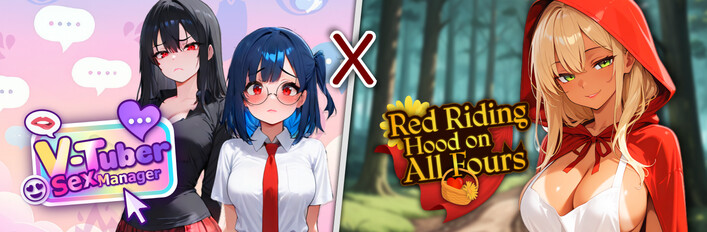 Vtuber Sex Manager x Red Riding Hood on All Fours
