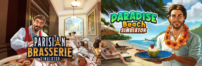 Parisian Brasserie & Paradise Beach Simulator
