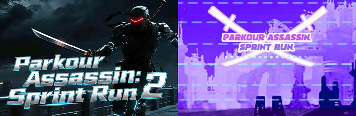 🔪Parkour Assassin: Sprint Run 2️⃣+1️⃣