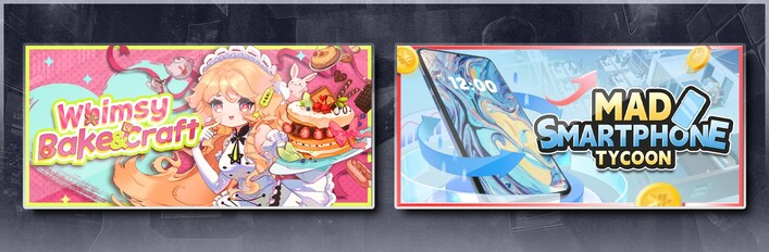 Whimsy Bake＆Craft & Mad Smartphone Tycoon