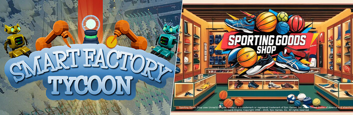 Smart Factory Tycoon -Sporting Good Shop