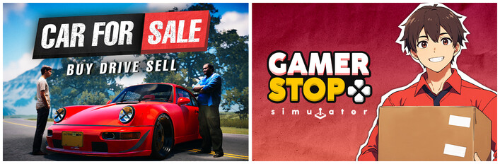 Gamer Stop Simulator with Car For Sale Simulator 2023