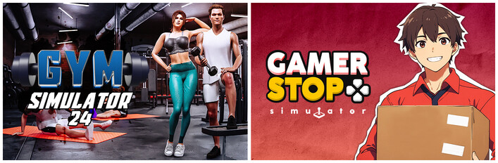 Gamer Stop Simulator with Gym Simulator 24