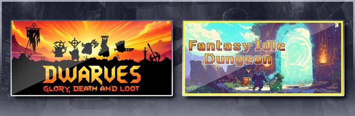 Dwarves: Glory, Death and Loot & Fantasy Idle Dungeon