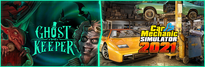 Ghost Keeper and Car Mechanic Simulator 2021
