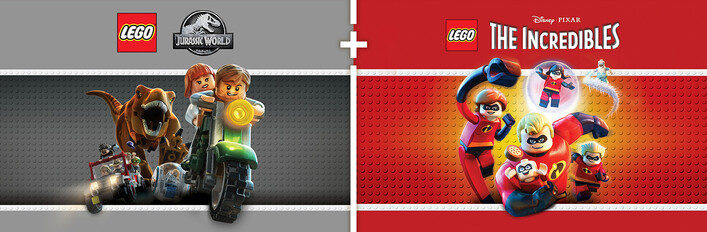 LEGO® Jurassic World™ + LEGO® The Incredibles Bundle