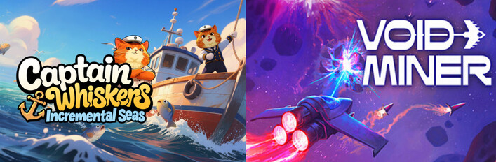Captain Whiskers: Incremental Seas + Void Miner