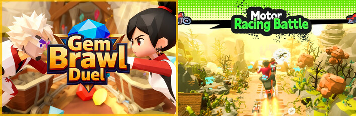 💎Gem Brawl Duel x 🏍️Motor Racing Battle