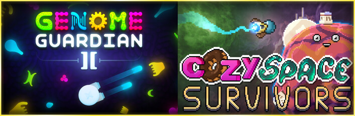 🧬 Genome Guardian 2 × Cozy Space Survivors 🍩