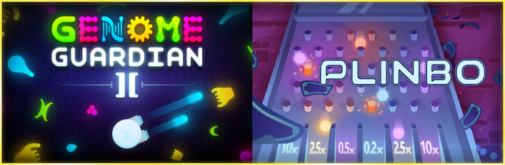 🧬 Genome Guardian 2 × Plinbo: Roguelike Plinko ⚪