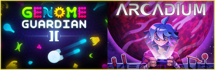 🧬 Genome Guardian 2 × Arcadium - Space Odyssey 🎮