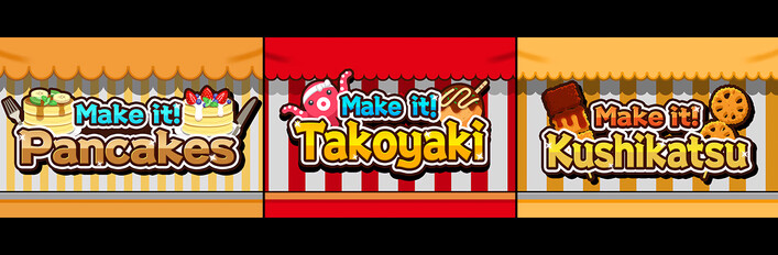 Make it! Takoyaki + Pancakes + Kushikatsu Bundle