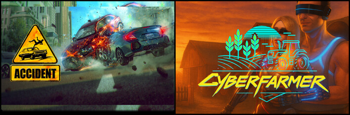 Cyber Farmer with Accident