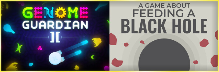 🧬 Genome Guardian 2 × A Game About Feeding A Black Hole 🌌