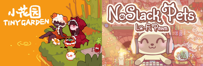 Cozy Desk Bundle: Desk Garden × NoSlack Pets: Lo-Fi Paws