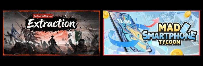 Warlords Battleground: Extraction & Mad Smartphone Tycoon