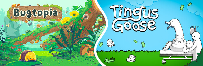🪿 Tingus Goose 神经鹅 × Bugtopia 虫虫生态箱 🐞🪲