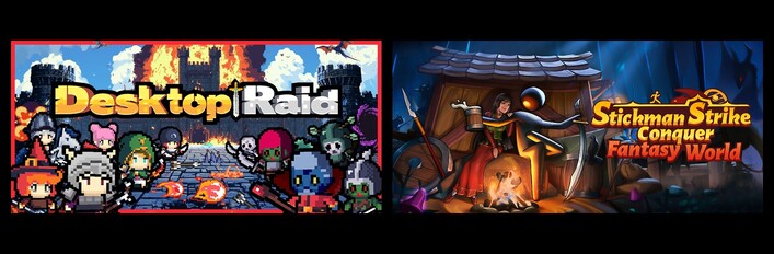 Desktop Raid & Stickman Strikes: Conquer Fantasy World