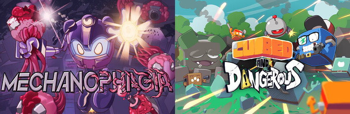 Mechanophagia x Cubed and Dangerous: Stylized Twin-stick Action