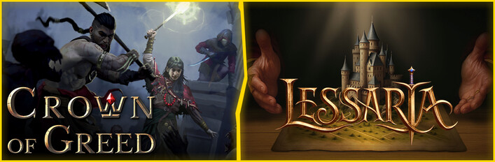 Crown of Greed x Lessaria: Fantasy Kingdom Sim