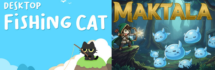 Maktala: Slime Lootfest X Desktop Fishing Cat