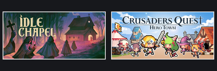Idle Chapel + Crusaders Quest : Hero Town
