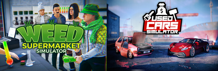 Used Cars Simulator and Weed Supermarket Simulator