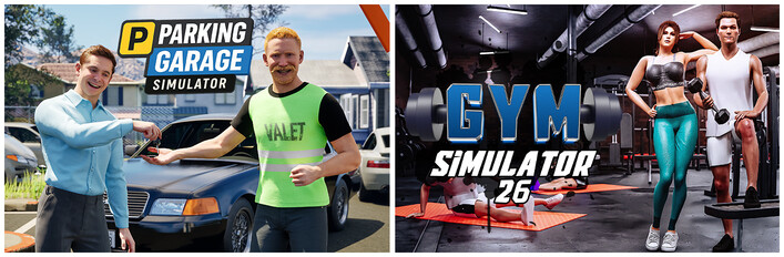 Parking Garage Simulator & Gym Simulator 24