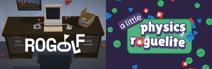 ROGOLF x A Little Physics Roguelike