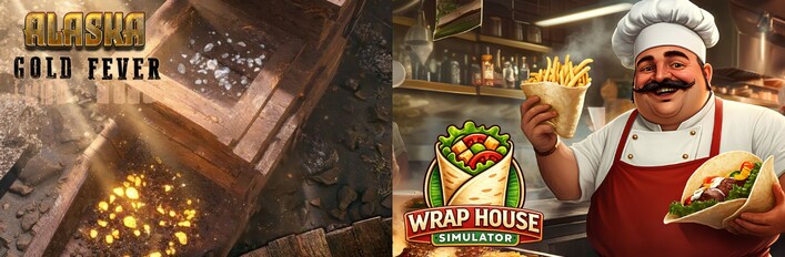 Wrap House Simulator🌯 & Alaska Gold Fever