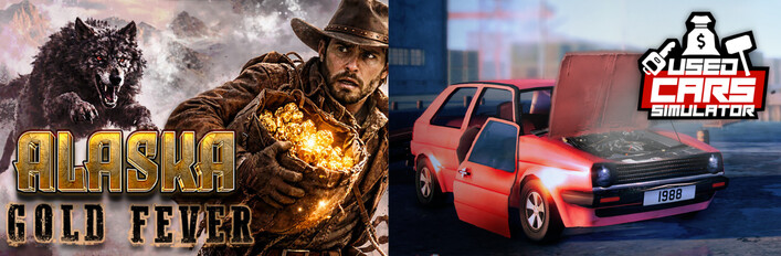 Used Cars Simulator & Alaska Gold Fever